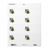 ScroogeHauntedSign Etiket (Full Sheet)