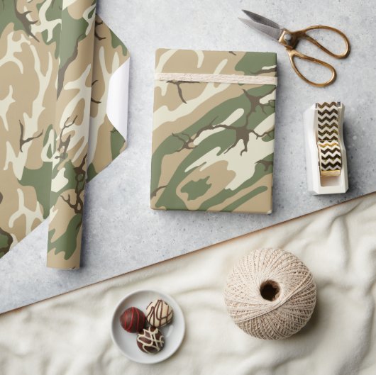Scrub Camo Cadeaupapier (Crafts)