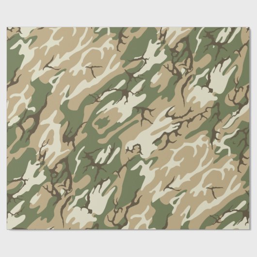 Scrub Camo Cadeaupapier (Vlak)