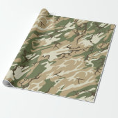 Scrub Camo Cadeaupapier (Uitgerold)
