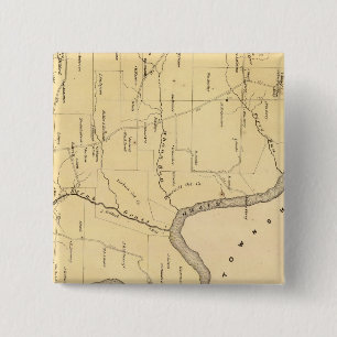 Scrub Grass Township Vierkante Button 5,1 Cm