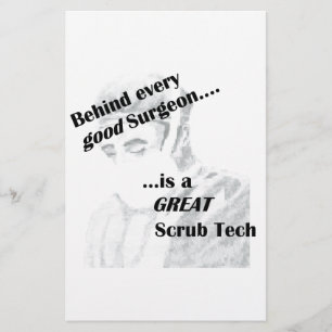 Scrub Tech Briefpapier
