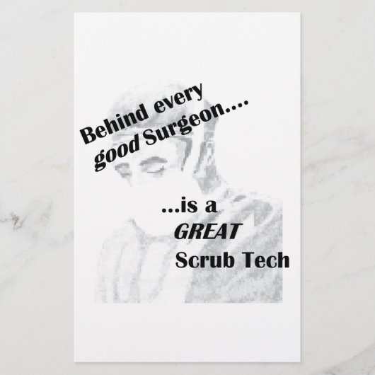Scrub Tech Briefpapier (Voorkant)