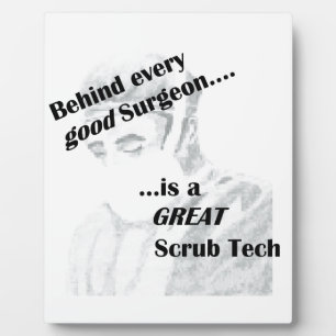 Scrub Tech Fotoplaat