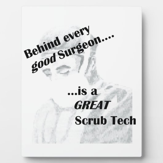 Scrub Tech Fotoplaat (Voorkant)