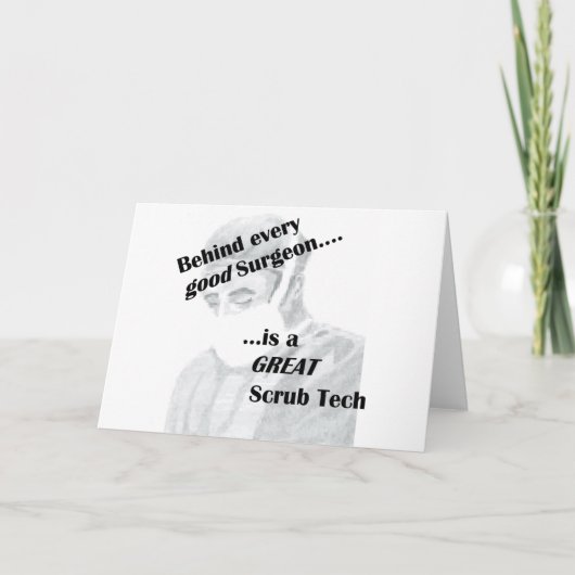 Scrub Tech Kaart (Voorkant)