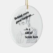 Scrub Tech Keramisch Ornament (Rechts)