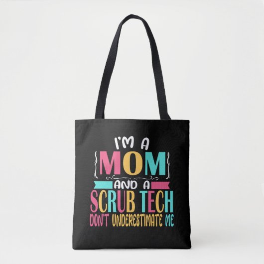 Scrub Tech Mam Surg Technologist Technicus Gift Draagtas (Voorkant)