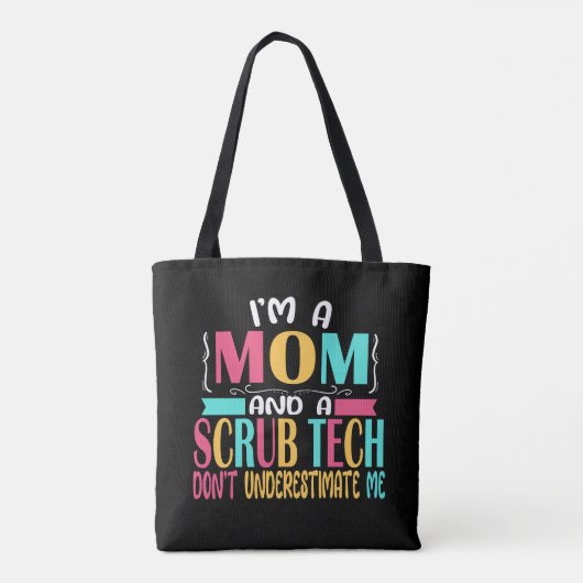 Scrub Tech Mam Surg Technologist Technicus Gift Draagtas (Achterkant)