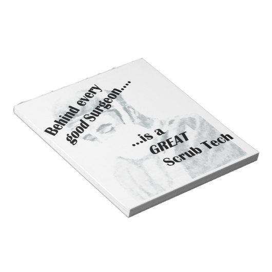 Scrub Tech Notitieblok (Schuin)