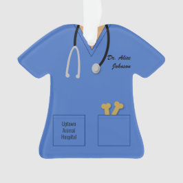 Scrubs diergeneeskundige beroepen ornament