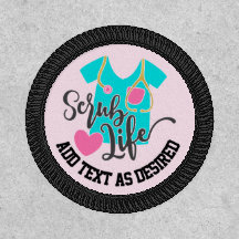 Scrubs personnalisés Infirmière Badge Scrub Life