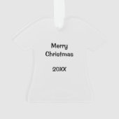 Scrubs Uniforme Nurse Blanc Noël Candy Chemise (dos)