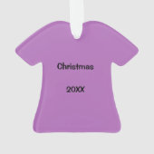 Scrubs Uniforme Nurse Violet Chemise Noël Orn (dos)
