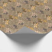 Scruffy Cats Quadrille Cadeaupapier (Hoek)