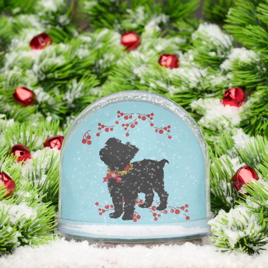 *Scruffy Mutt Naughty n' Cute Christmas  Sneeuwbol (Kerstmis)