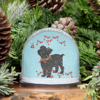 *Scruffy Mutt Naughty n' Cute Christmas  Sneeuwbol