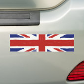 Scruffy Union Jack Bumpersticker (Op auto)