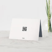 Scruffy verjaardagskat met een worm kaart (Achterkant)