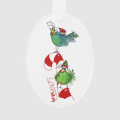 ScruffyMugArtGallery Oval Holiday Ornament (voorkant)