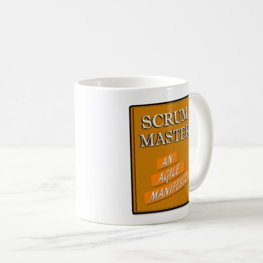 Scrum Master Agile Manifesto Koffiemok (Voorkant rechts)