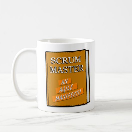 Scrum Master Agile Manifesto Koffiemok (Links)