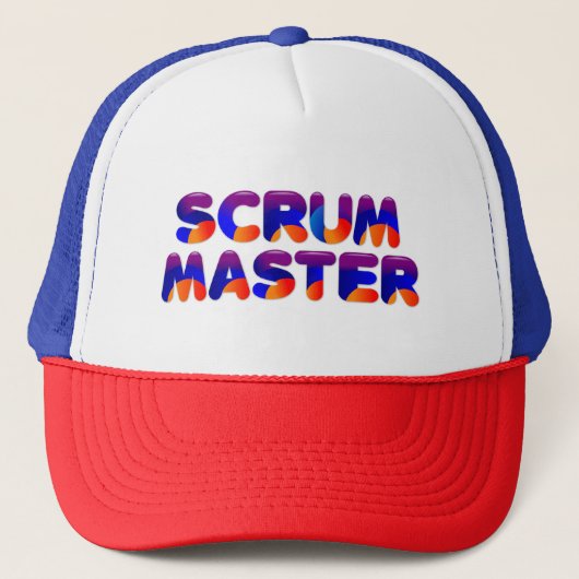 Scrum Master Colour Glass Trucker Pet (Voorkant)