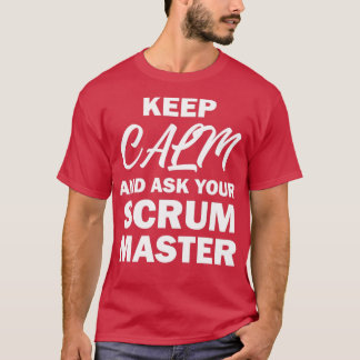 Scrum Master Software Development Team Funny T-shirt
