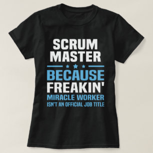 Scrum master t-shirt