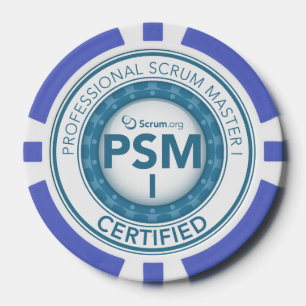 Scrum.org Poker Chip - PSM gecertificeerd