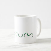 Scrum Texte Café Mug (Devant droit)