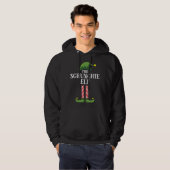 Scrunchie Elf Matching Family Kerstparty Paja Hoodie (Voorkant volledig)