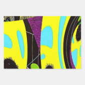 "Scrunchies" inpakpapier Flat Sheet Set van 3 Vel (Voorkant 3)