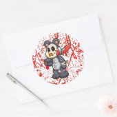 Scrutin Bear Classic Round Sticker (Enveloppe)