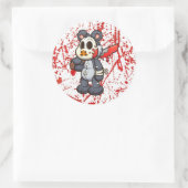 Scrutin Bear Classic Round Sticker (Sac)