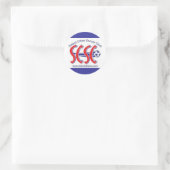 SCSC-Sticker Ronde Sticker (Tas)