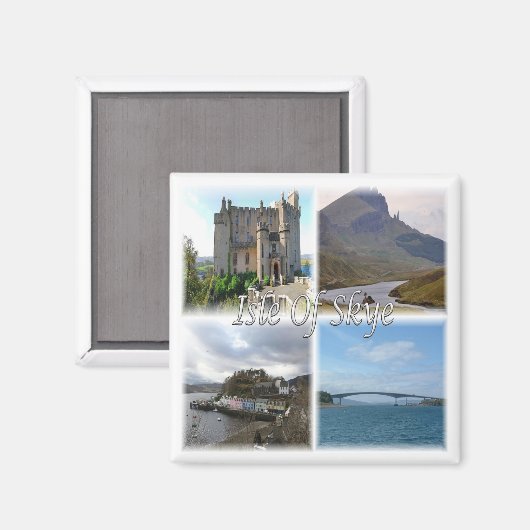 SCT005 ECOSSE, L'île de skye, Aimant frigo (Recto/Verso)