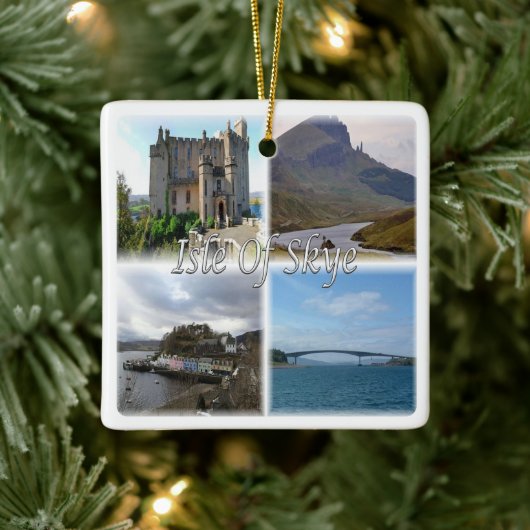 SCT005 SCOTLAND, het eiland skye, Keramisch Ornament (Boom)