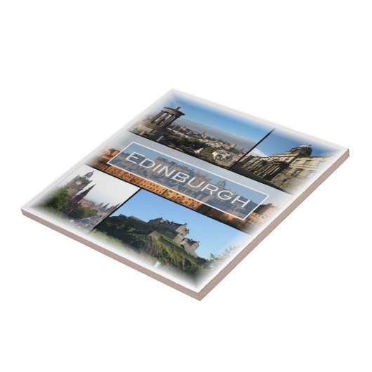 SCT010 EDINBURGH, Schotland, Tegeltje (Zijkant)