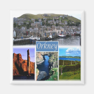 SCT013 ORKNEYS The Orkney Islands Scotland, Fridge Magneet