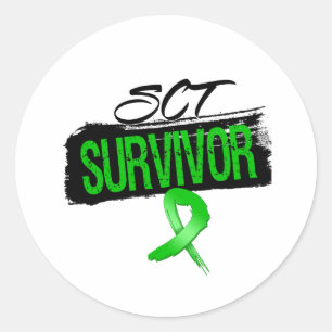 SCT Stamceltransplantatie Overleving Ronde Sticker