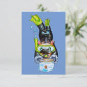 Scuba Bedankkaart (Staand voorkant)