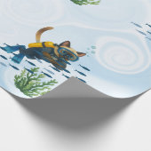 Scuba Cat Underwater Cadeaupapier (Hoek)