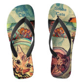 Scuba Cats teenslippers (Voetbed)