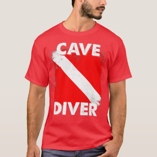 SCUBA cave Diver Instructors Divemasters Diving T-shirt