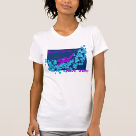Scuba Chick - Leef om te duiken T-shirt