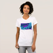 Scuba Chick - Leef om te duiken T-shirt (Voorkant volledig)