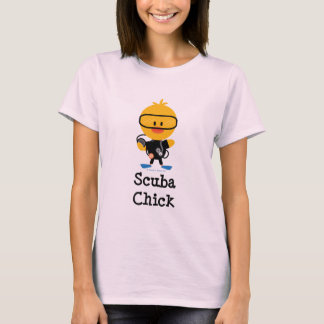 Scuba Chick Ringer T-shirt