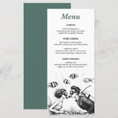 Scuba Couple Menu (Voorkant / Achterkant)