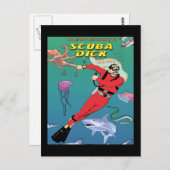 Scuba Dick Briefkaart (Voorkant / Achterkant)